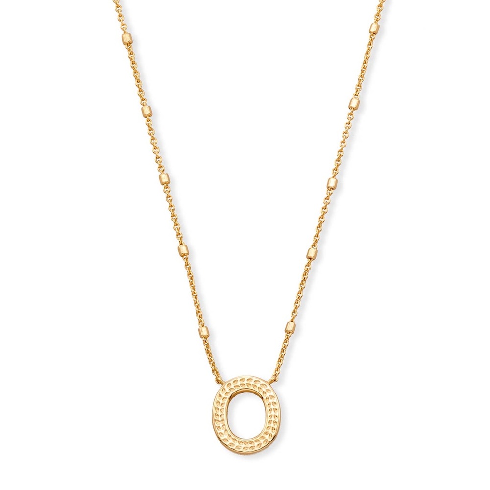Kendra Scott Gold Oval Pendant Necklace